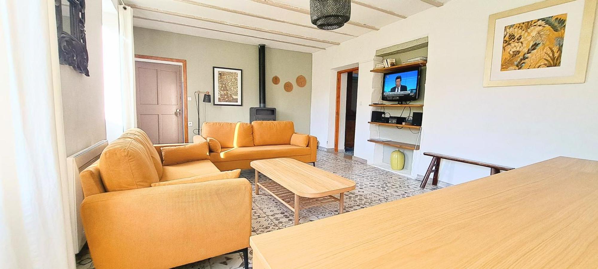 Le Mas Des Fontettes, Gite 14 Personnes, Piscine Chauffee, Propriete 5Ha, Barbecue Sahune Exterior photo