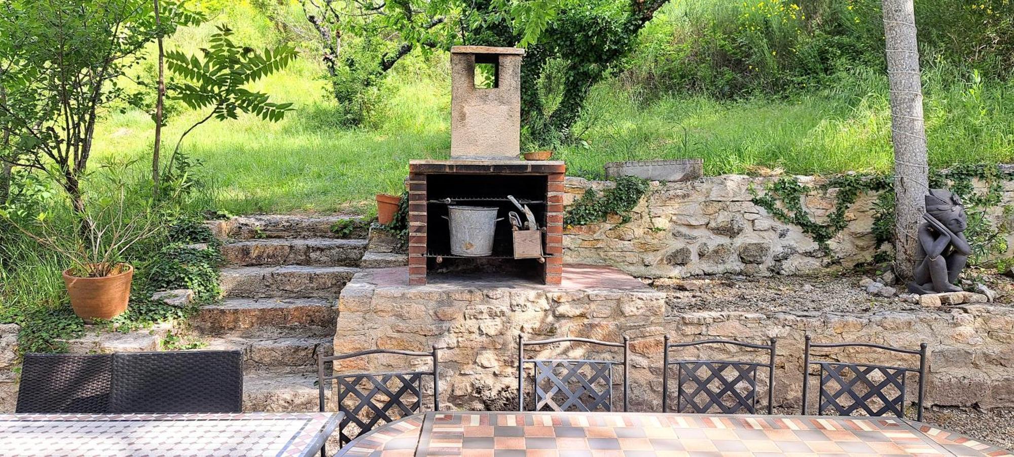Le Mas Des Fontettes, Gite 14 Personnes, Piscine Chauffee, Propriete 5Ha, Barbecue Sahune Exterior photo